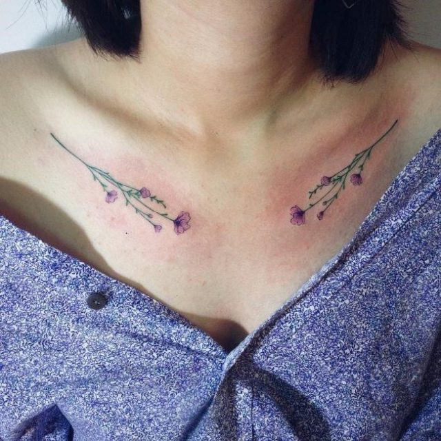 Collarbone Tattoo 77 650×650