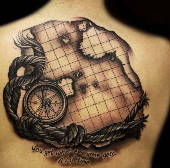 map tattoos