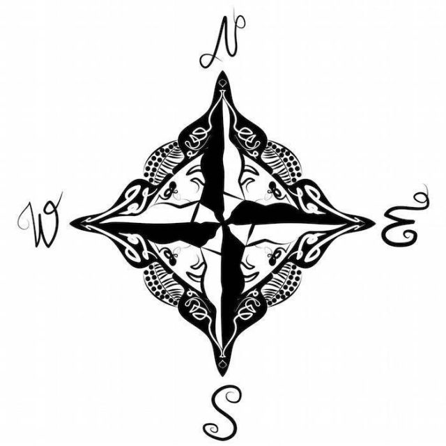 Compass Tattoo 8