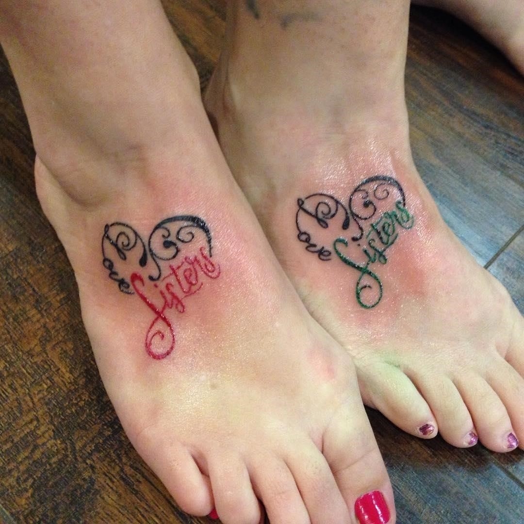 Connecting Tattoo For Sister