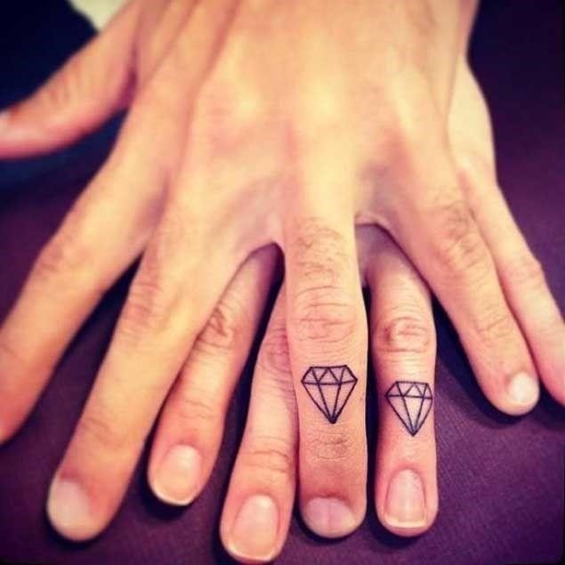 Couples Craze Easy Finger Tattoos