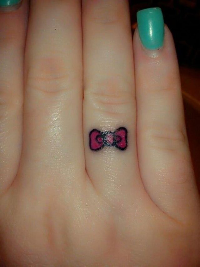 Creative Small Bow Tattoo Designs