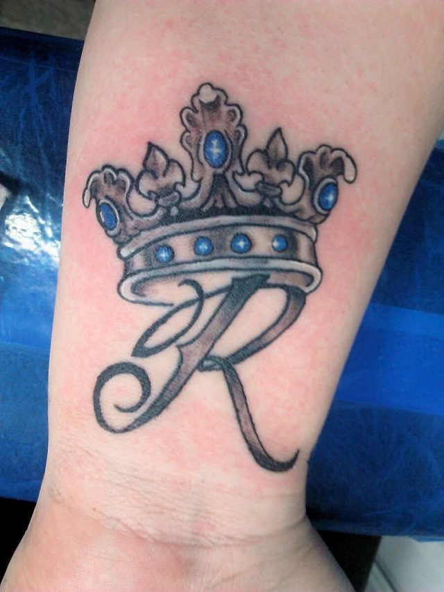 Crown Tattoo On Wrist