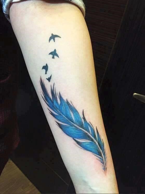 Watercolor Feather Set by Natasha Lawyer from Tattly Temporary Tattoos –  Tattly Temporary Tattoos & Stickers