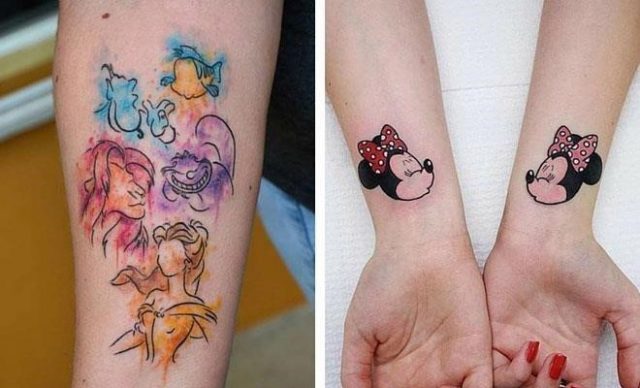 Cute Disney Tattoos That Are Beyond Perfect2