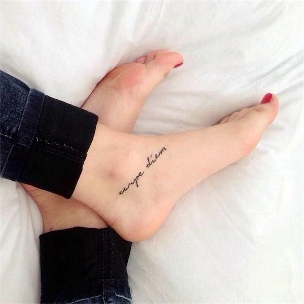 Cute and Tiny Ankle Tattoo Designs For 2016 9