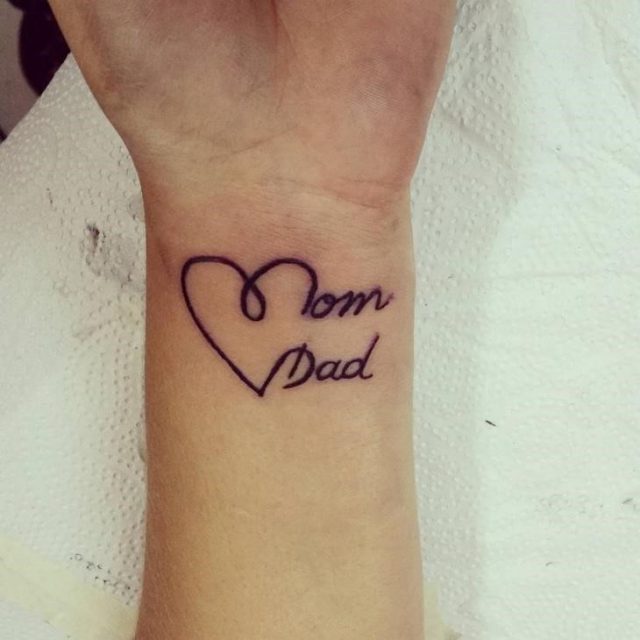 Dad Wrist Tattoo