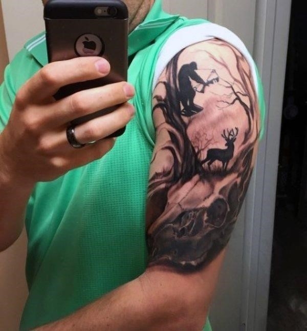 20 Great Hunting Tattoos  Tattoo Me Now