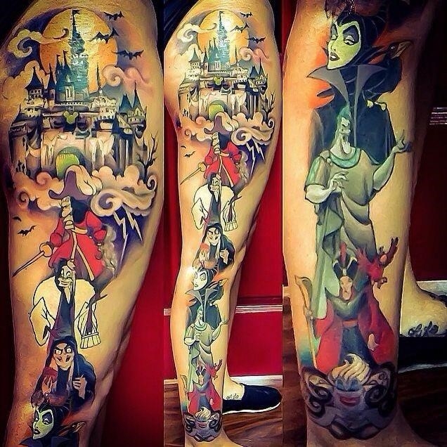 Started a fun disney princess half sleeve today thein  Flickr