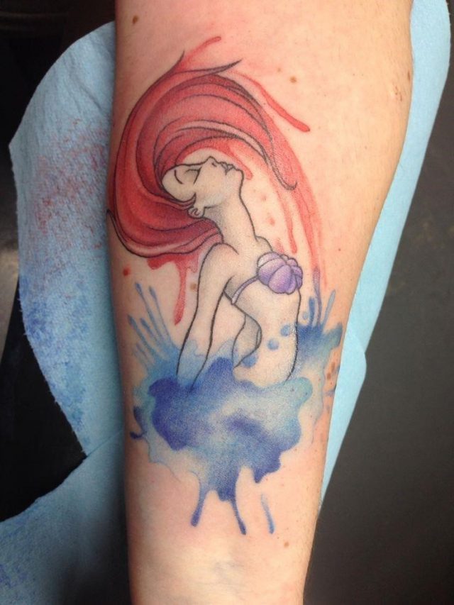 Disney Watercolor Tattoo Pictures