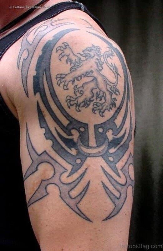 Dutch Lion Tattoo ls46051