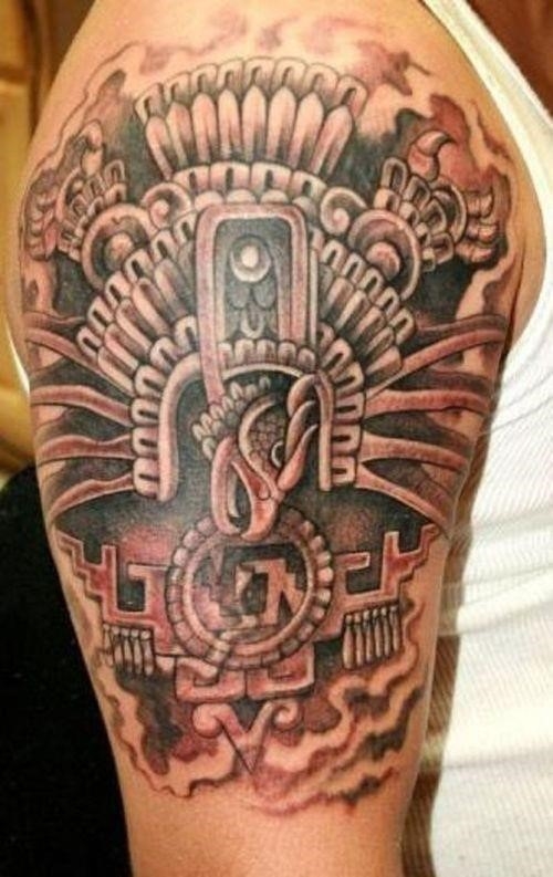 Eagle Aztec Tattoo 02