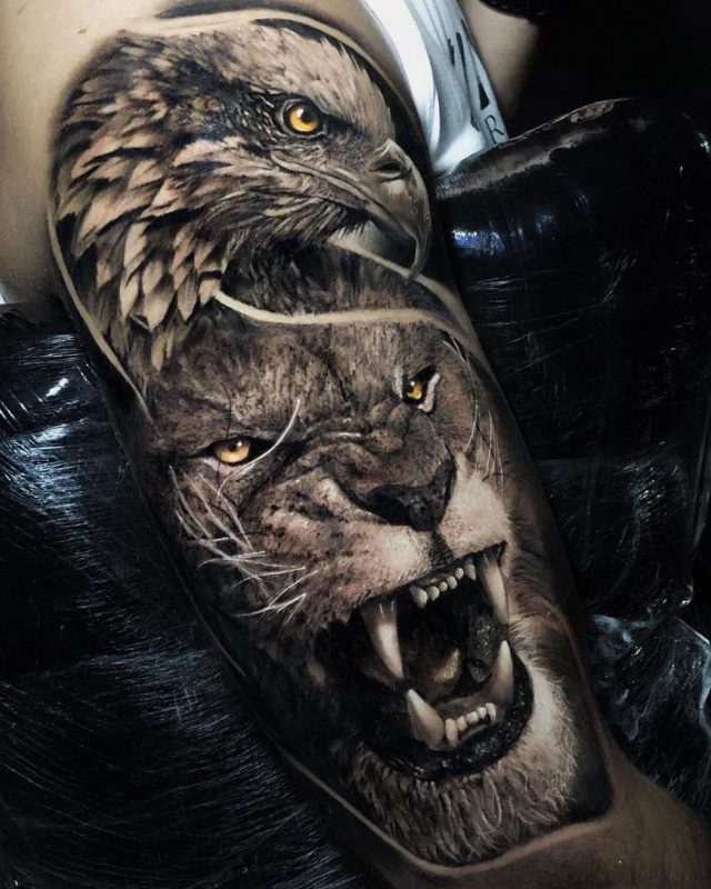 Eagle Lion upper arm