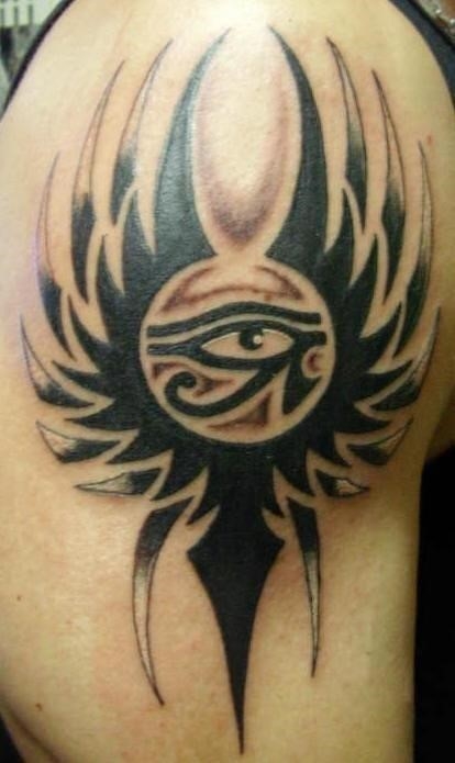 egyptian chest tattoo designs