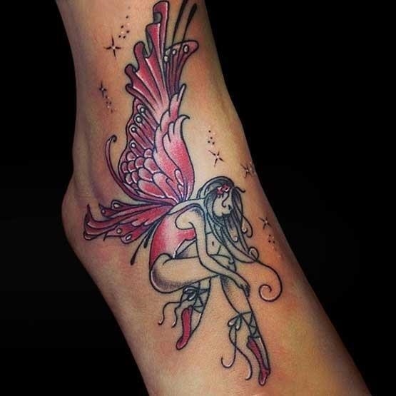 Fairy Tattoo Designs Ankle
