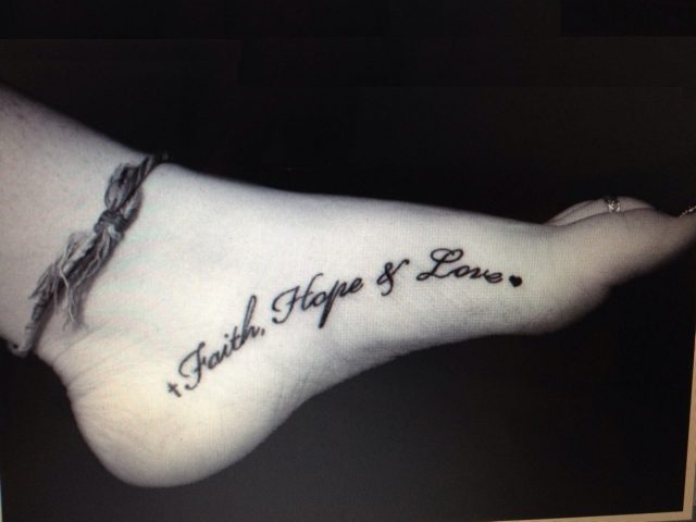 Faith Hope and Love Tattoo