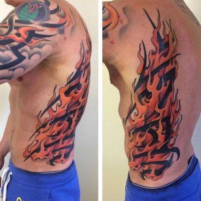 flame sleeve tattoo color｜TikTok Search