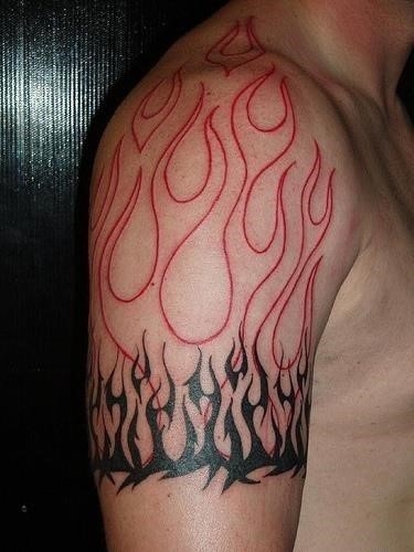 Tattoo uploaded by Jason Wojcik  Chester bennington flame tattoos   Tattoodo