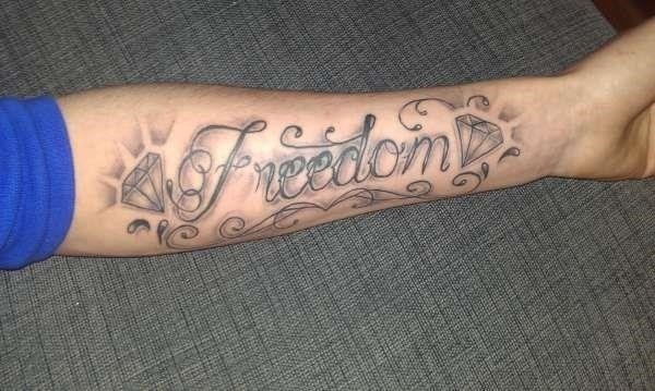 Freedom Forearm Tattoo tattoo 140029
