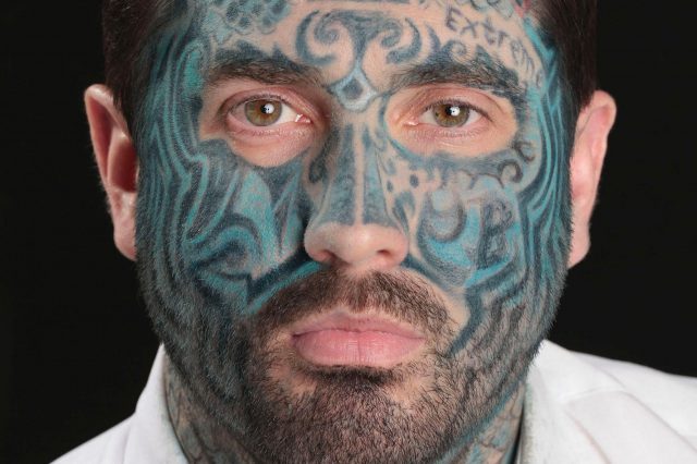 Full Face Tattoo