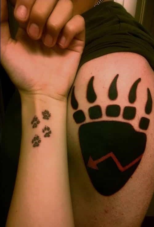 Funny Matching Tattoos for Lovers