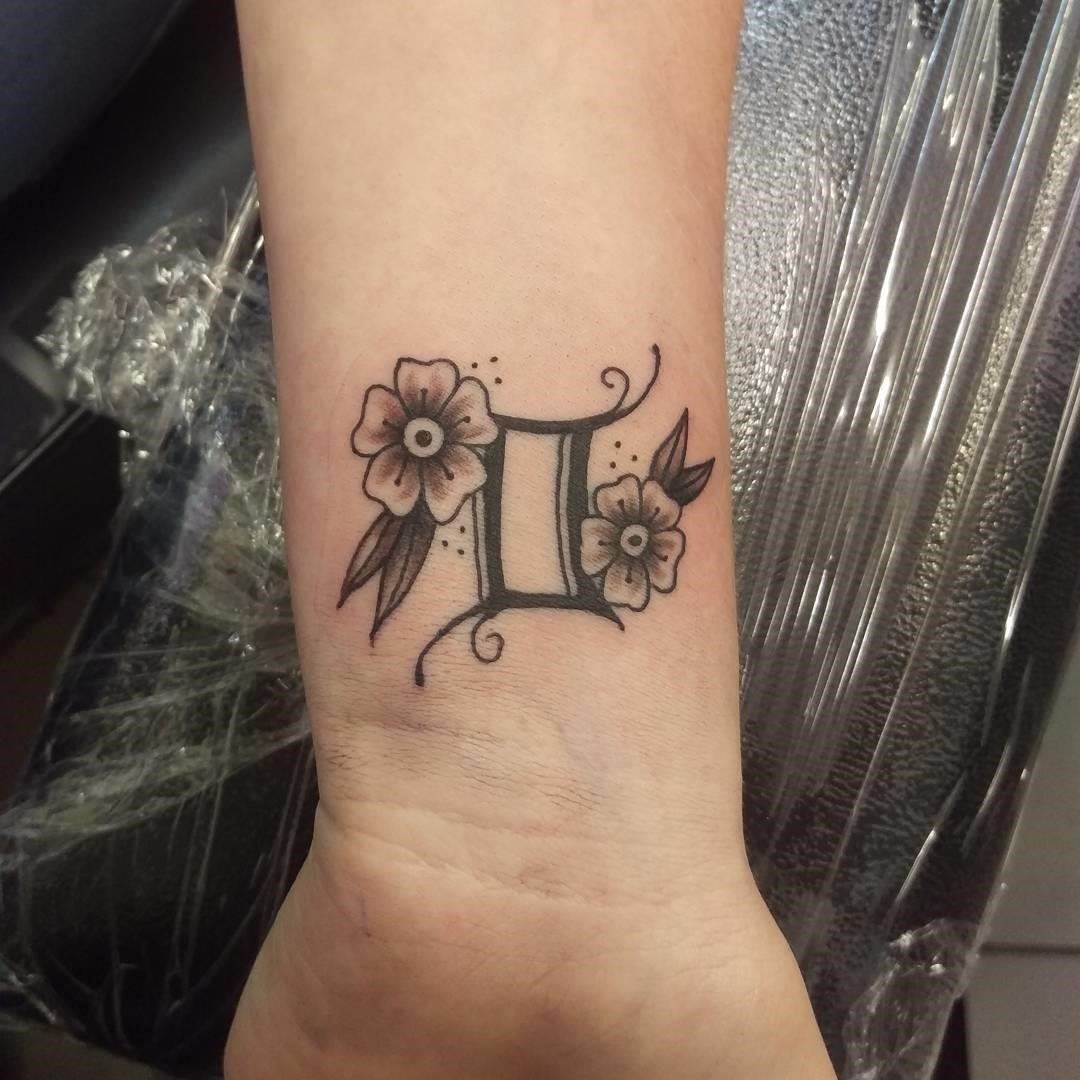 My boyfriend and I got matching tattoos, gemini & libra. | Flickr