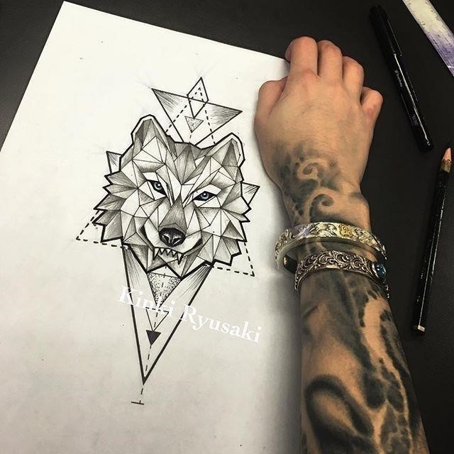 simple wolf tattoo love it on the stomach  Stomach tattoos women Tattoos  Tummy tattoo