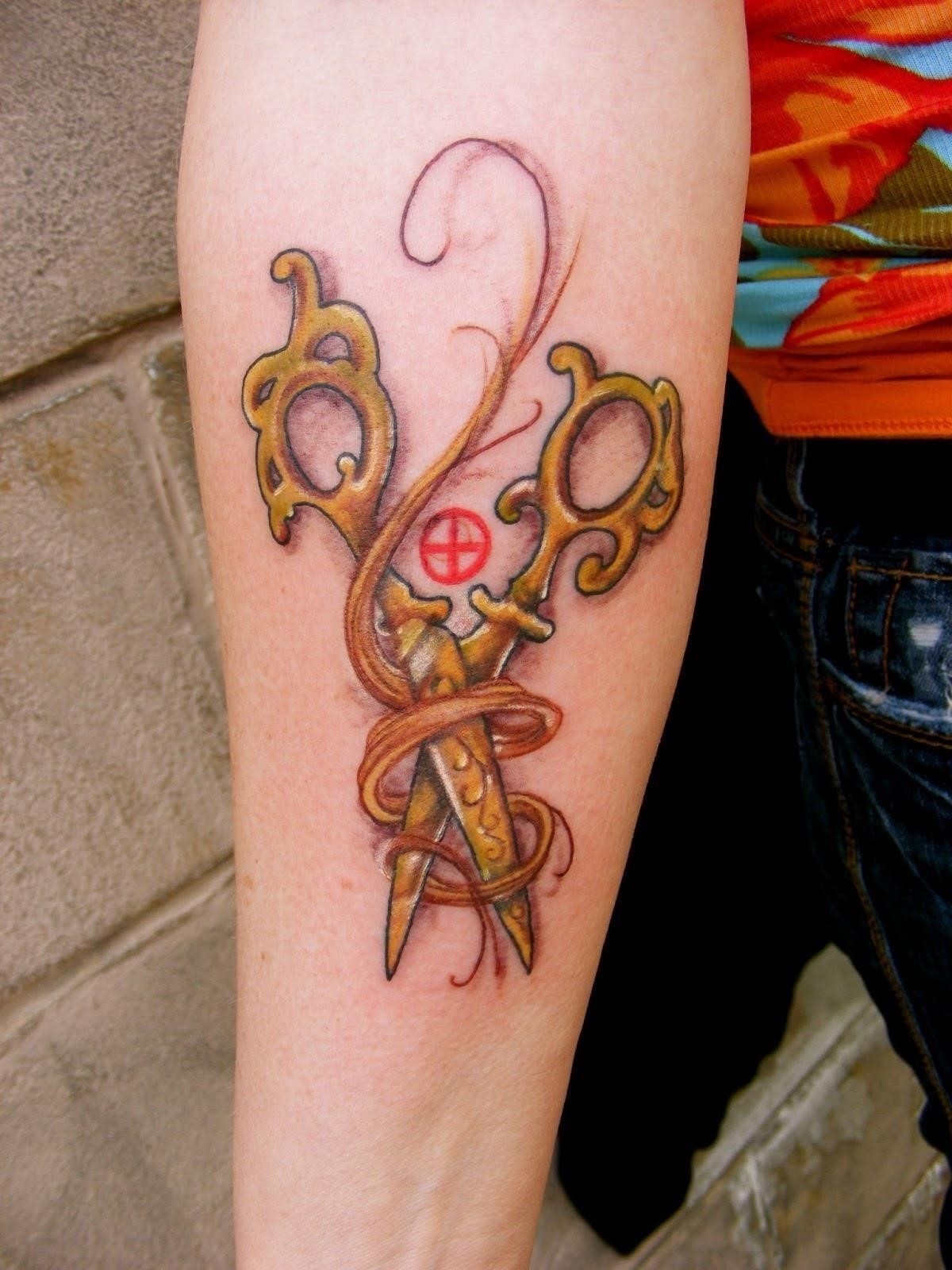 Scissor Tattoos  Girl Gloss