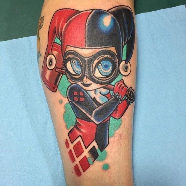 Harley Quinn Tattoo animated 03