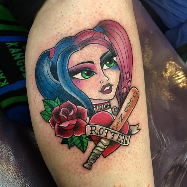 Harley Quinn Tattoo animated 04