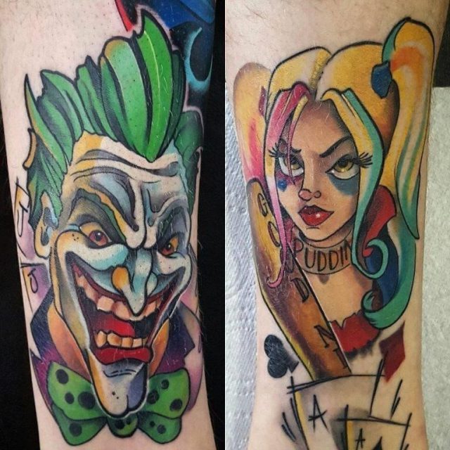 Harley quinn joker tattoo 02
