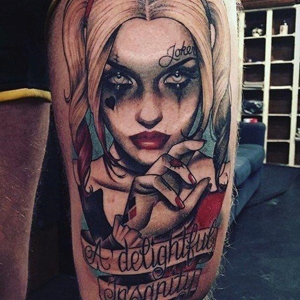 Harley quinn tattoo