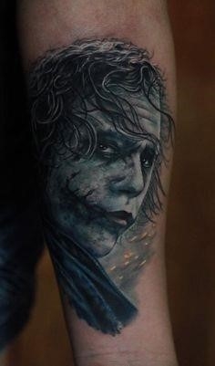 Joker tattoo by Benjamin Blvckout  Post 29099