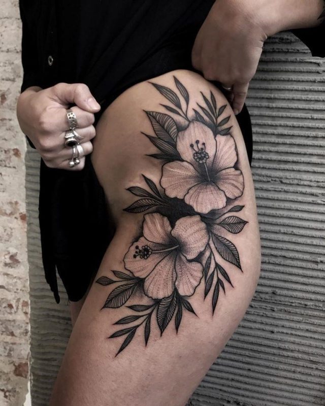 Hibiscus Flower Tattoo 67 765×956