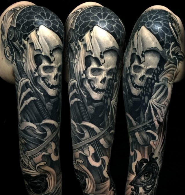 Julian Siebert Corpsepainter Tattoo Munich Germany 082