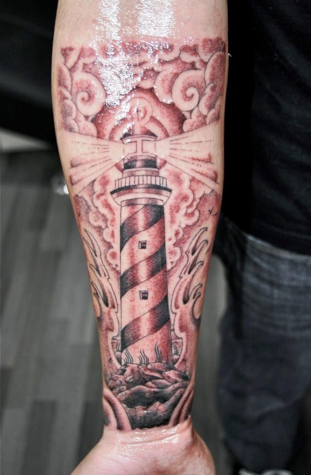 Lighthouse Tattoo Flash