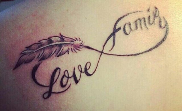 Love Family Infinity Tattoo