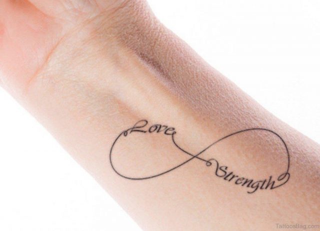 Love Strength Wrist Tattoo WT132TB132
