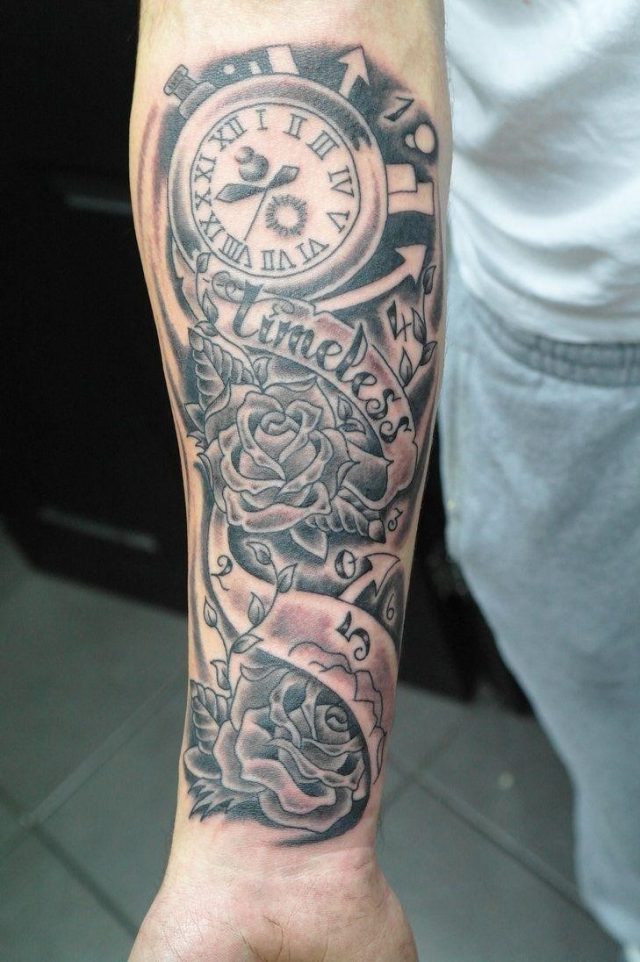 Lower Arm Sleeve Tattoos