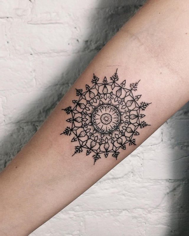 Mandala Tattoo On Forearm By Marlon B