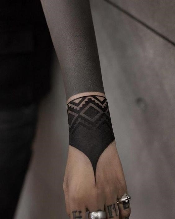 Maori Wristband Tattoo