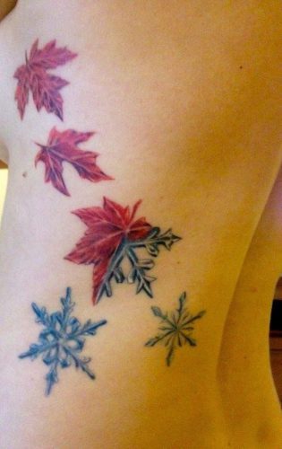 50+ maple leaf tattoo Ideas [Best Designs] • Canadian Tattoos