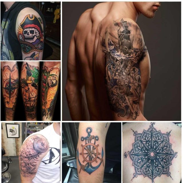 Maritime and nautical tattoos ideas