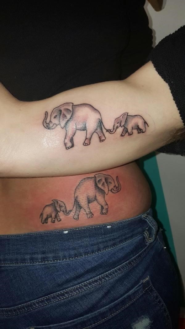 Matching Mother Son Tattoos