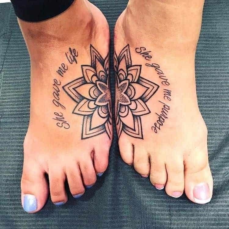 mother daughter tattoo