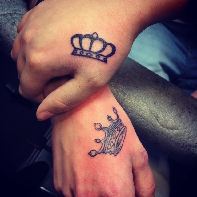 Mens Crown Tattoos