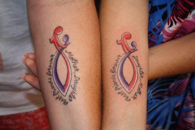 Mother Daughter Tattoo Design 22