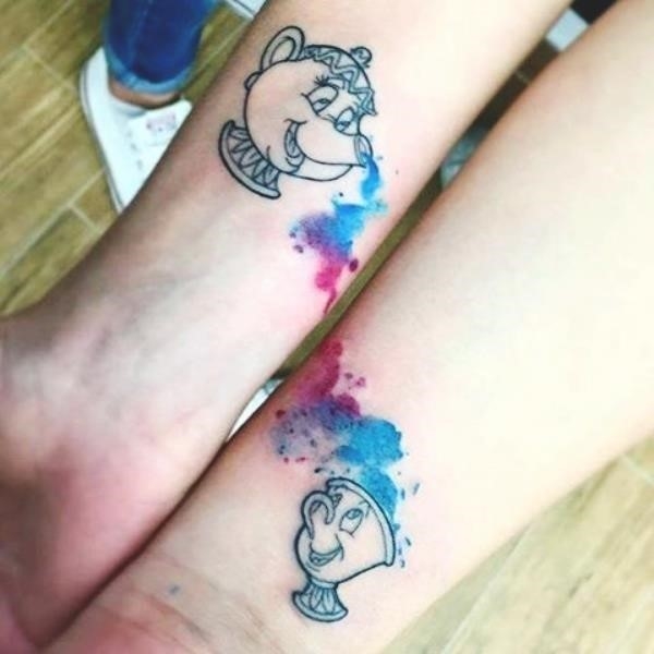 Disney Tattoos on Instagram Mother Daughter tattoo goals How sweet is  this By tattoo artist mstraditionaltattoo   disney disneytattoo  disneytattoos