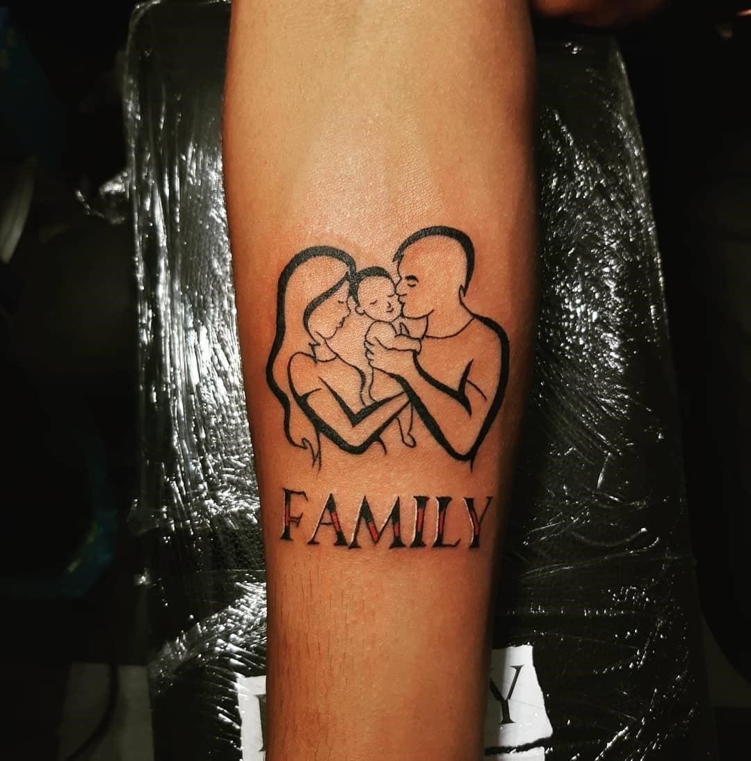 38 Mom Dad Tattoos To Honor Their Love