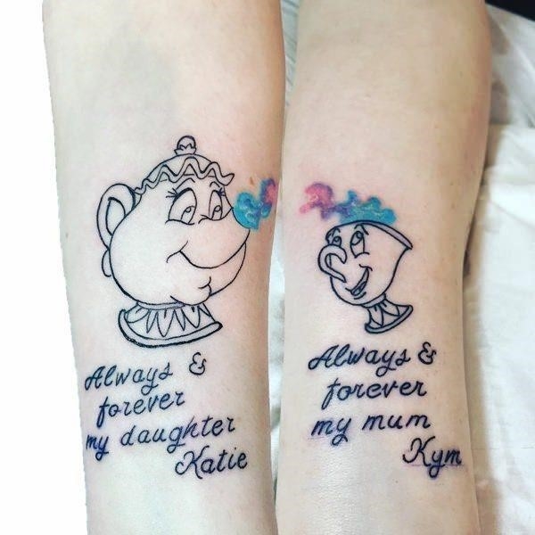 Mother daughter tattoos 32